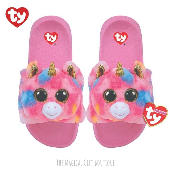 ty beanie baby unicorn slippers