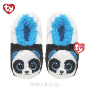 Bamboo Panda Beanie Slippers