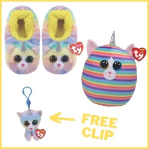 Heather Slippers and Squish - Free Clip