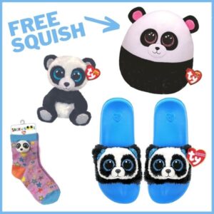 Panda Sliders and Socks - Free Squish