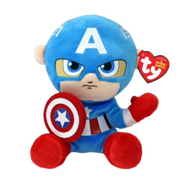 MARVEL Captain America Soft Beanie Babies
