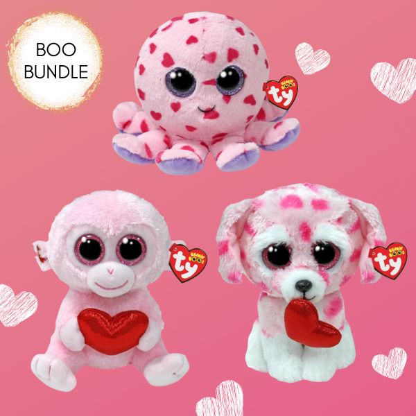Valentine Beanie Boos Bundle