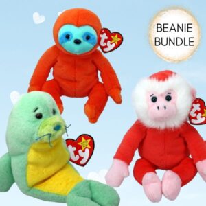 Original Beanie Babies Bundle - Mollasses, Stanley & Foster