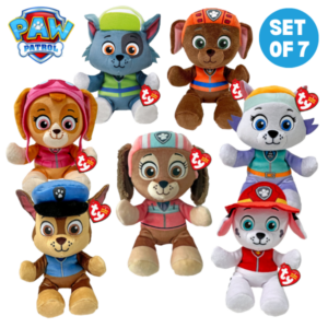 Paw Patrol Beanie Babies - Set of 7