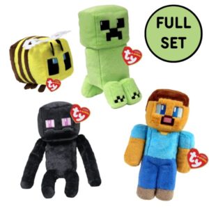 Minecraft TY Beanies | Full Set